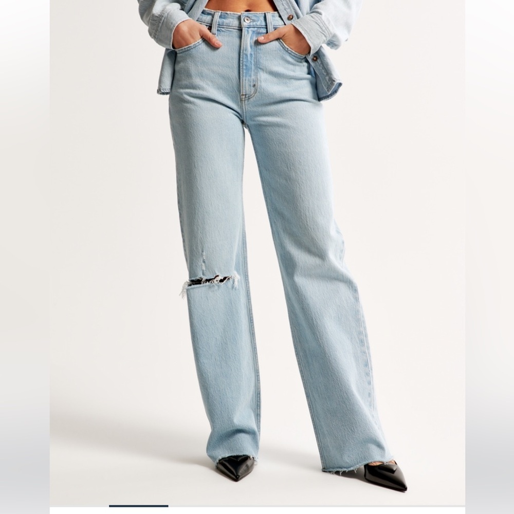 90s relaxed straight jeans Abercrombie 28L